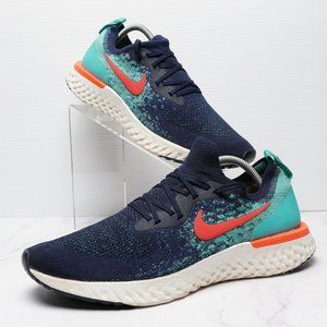 Nike Epic React Flyknit Hyper Jade Men's Size 11.5 Running Shoes AR5413-400
